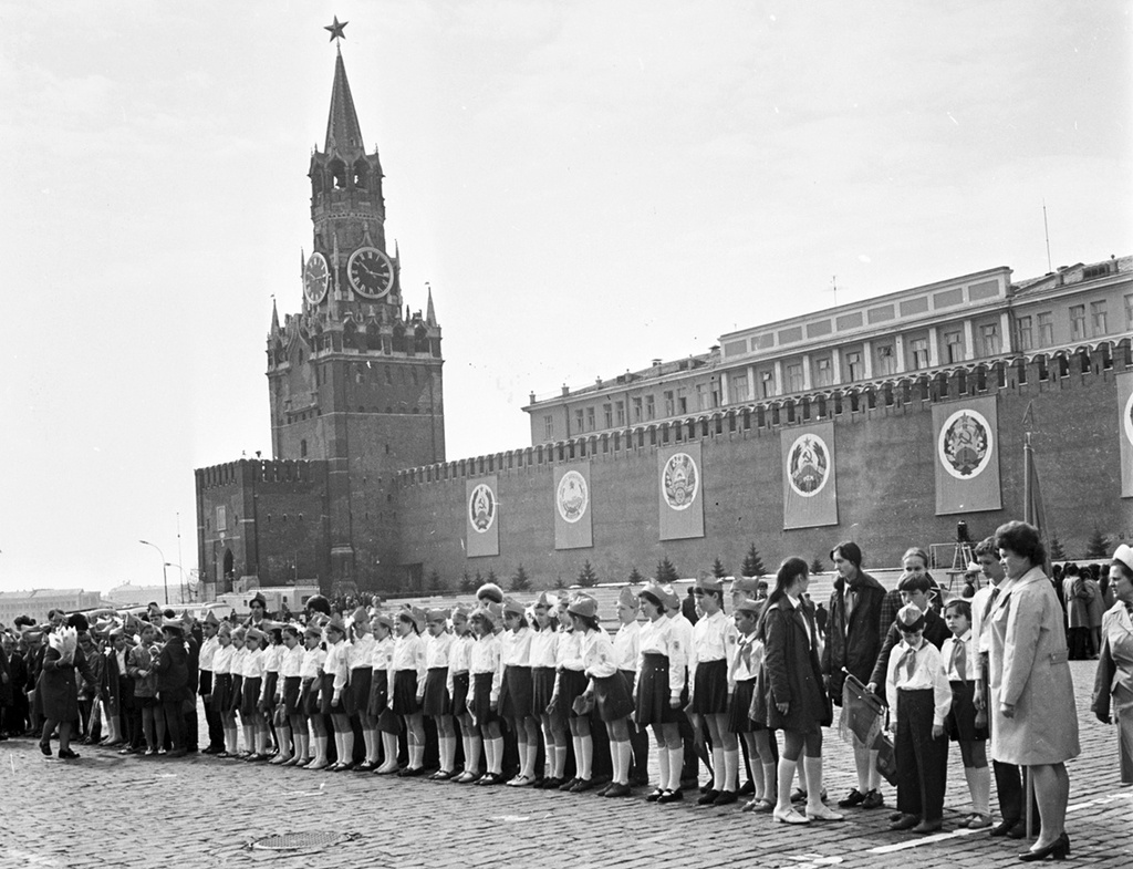 Прием в пионеры, 1971 год, г. Москва