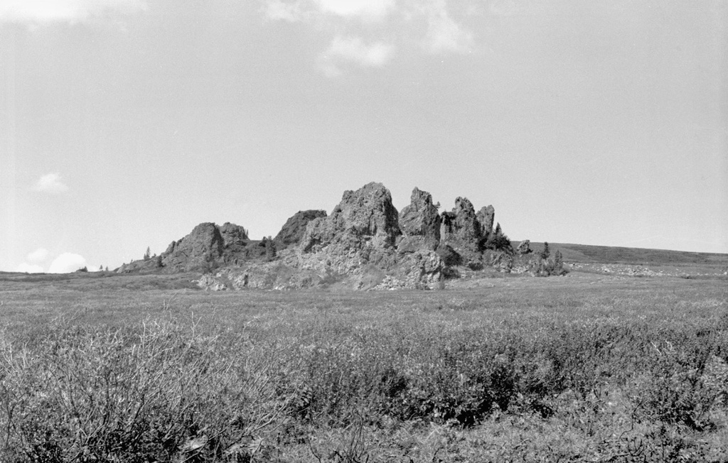 Ландшафты урочища Зайчонок горного Алтая, 25 августа 1989, Горно-Алтайская АО, Усть-Коксинский р-н. Выставка «Безмолвие Алтая» с этим снимком.
