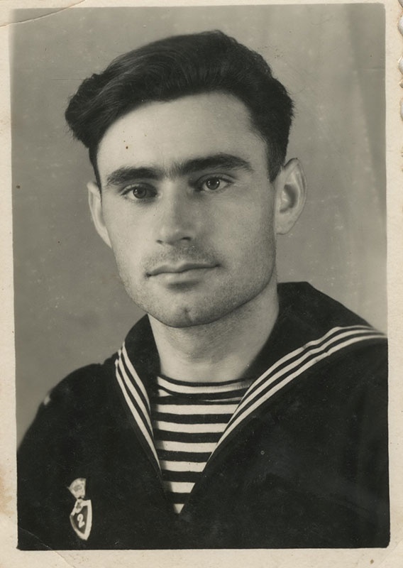 Портрет моряка, 1950-е, Украинская ССР, Крымская обл.. Выставка «Моряки Черноморского флота» с этой фотографией.