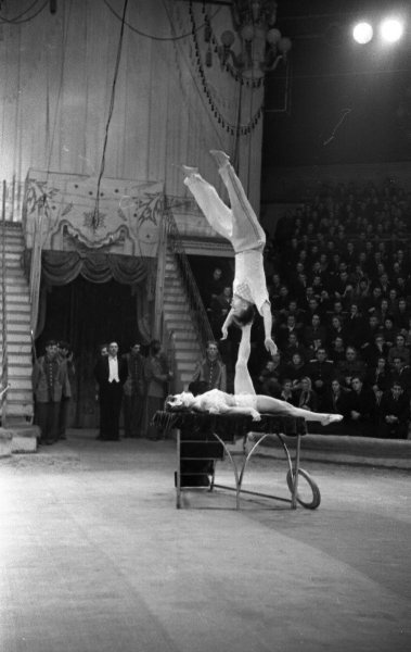 Фото "Эквилибристы Нина и Юрий Шубины", 1954 - 1957, г. Москва ...