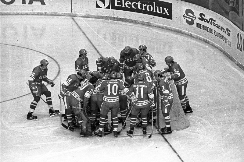 Сборная СССР на чемпионате мира по хоккею, 14 - 27 апреля 1979, г. Москва. Матч СССР – ФРГ.