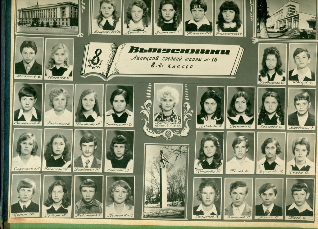 Выпускники 1976 года фото