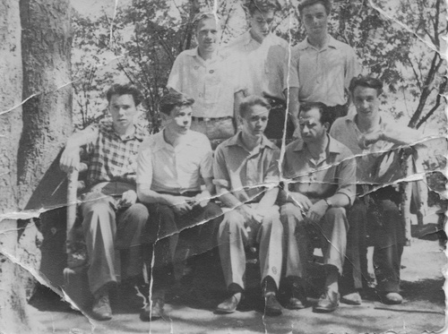 Студенты в Ясной Поляне, 25 мая 1958, Тульская обл., Щекинский р-н, дер. Ясная Поляна
