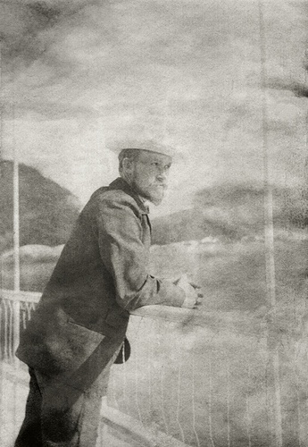 Борис Кустодиев во время поездки на пароходе по Волге, июнь - август 1903