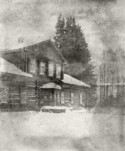 Усадьба Павловское зимой, 1902 год, Костромская губ., Кинешемский у.