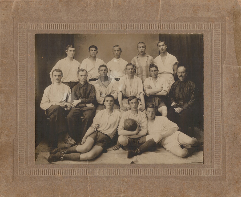 Команда Общества любителей футбола, 1922 год, г. Егорьевск
