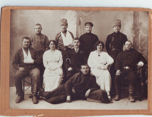 Первая Мировая. Коллективное фото, 1914 - 1917, г. Владимир