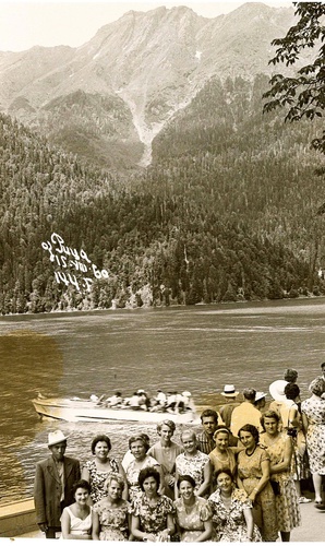 На озере Рица, 12 августа 1950, Абхазская АССР
