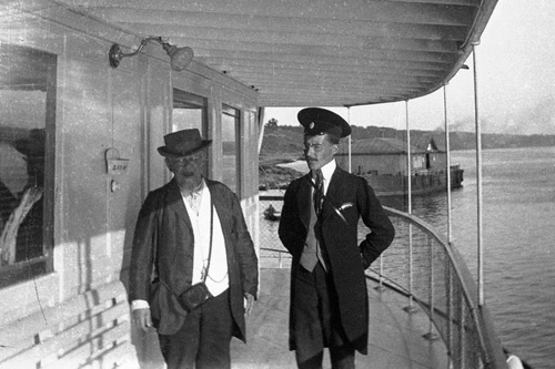 На палубе парохода Несытовых, 1910 - 1913, Ярославская губ., г. Романов-Борисоглебск