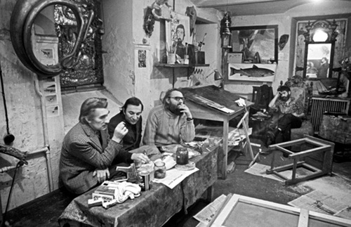 «Штаб» выставки, 1975 год, г. Москва