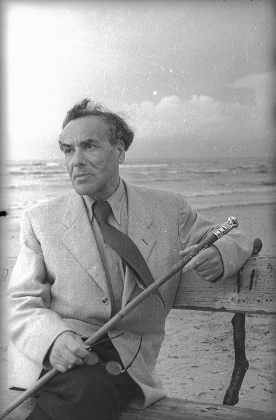 Константин Липскеров, 1947 - 1949. Выставка «Трость» с этой фотографией.