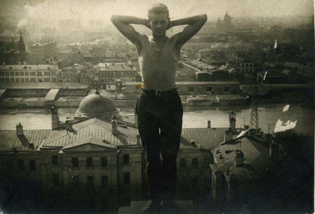 Вид с Швивой горки, 1930 год, г. Москва. Юрий Владимирович Лер. Звукооператор. Артист миманса ГАБТа.&nbsp;