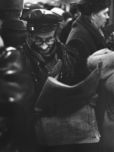 Читающий народ, 1960-е, г. Москва