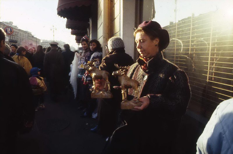 Торговля с рук, 1993 - 1995, г. Санкт-Петербург