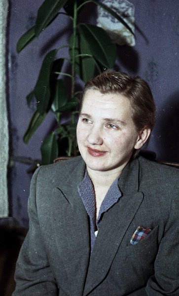 Портрет женщины, 1950-е, г. Ленинград