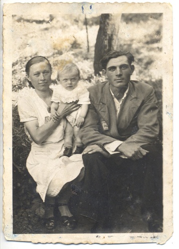 Семья остарбайтеров, 1942 - 1945, Германия, г. Шланштед