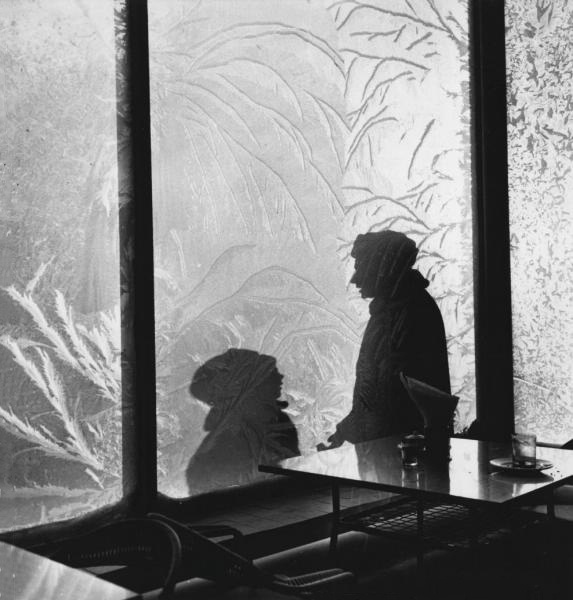 В зимний день, 1960-е. Выставки «Под чистым зимним солнцем»,&nbsp;&nbsp;«Лучшие фотографии зимы»&nbsp;и «15 лучших послевоенных фотографий Дмитрия Бальтерманца» с этим снимком.&nbsp;