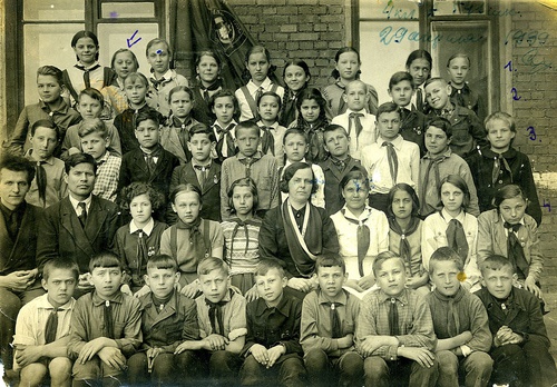 4 класс «А», школа № 546 Москворецкого района Москвы, 29 апреля 1939, г. Москва, Москворецкий р-н.