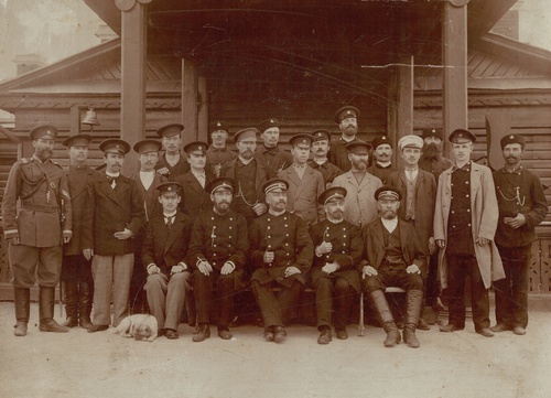 Служащие железнодорожной станции Егорьевск, 1900 - 1917, Рязанская губ., г. Егорьевск