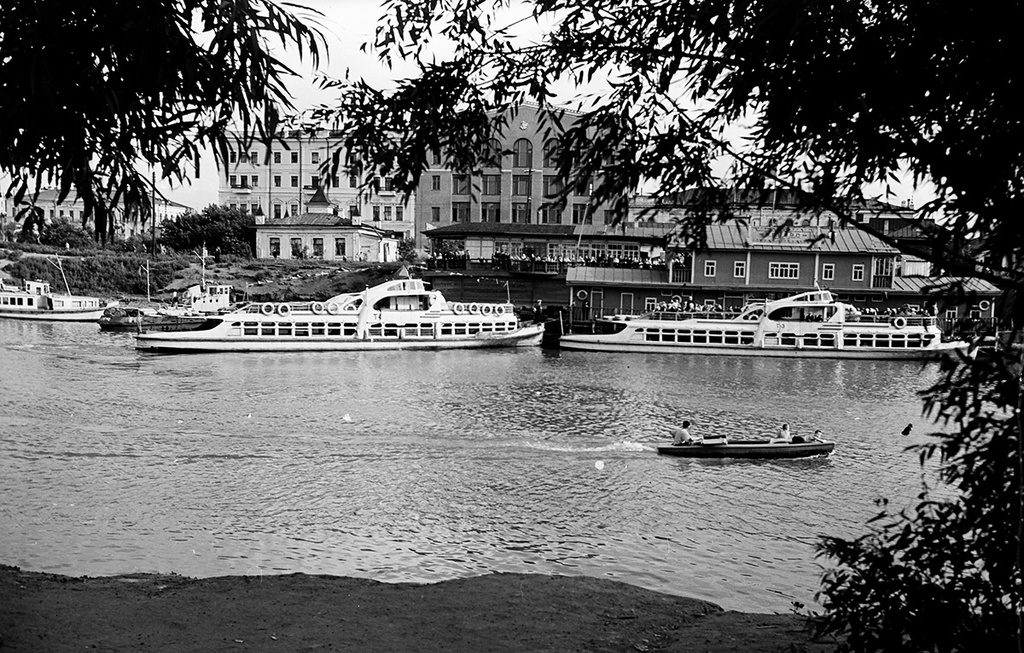 Фото "Пристань на реке Омь", 1 августа 1956, Омская обл., г. Омск ...