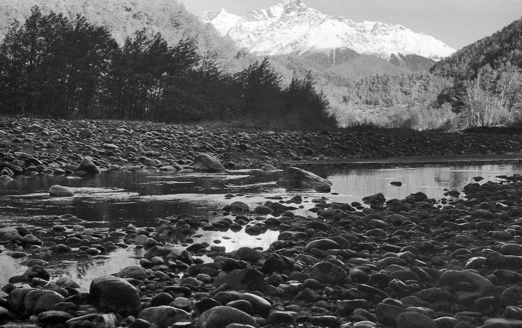 Верховье реки Кодор, ноябрь 1977, Абхазская АССР, река Кодор. Выставка «Абхазия» с этой фотографией.&nbsp;