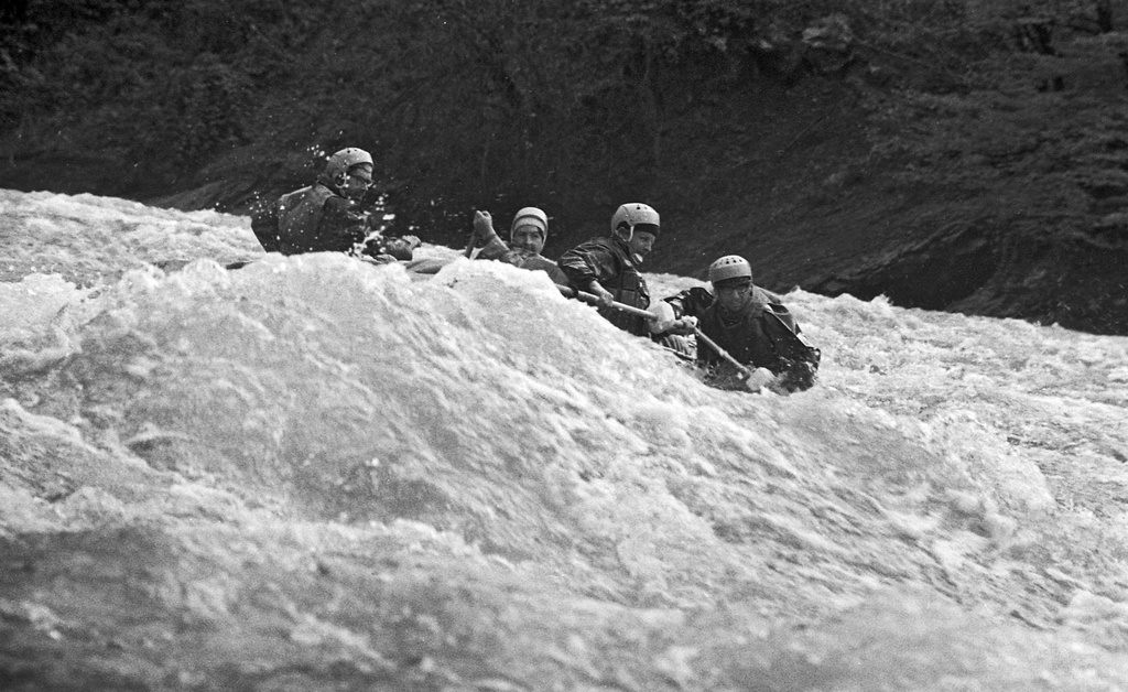 Сплав по большой воде, ноябрь 1977, Абхазская АССР, река Кодор