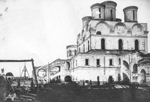 Монастырь до начала строительства, 1936 год, Северный край, пос. Судострой