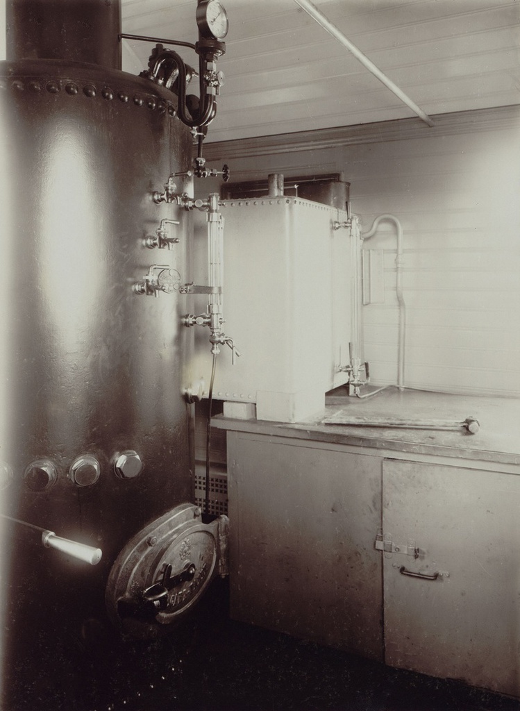 Котел для кухни, 1900 - 1903. Из альбома военно-санитарного поезда.