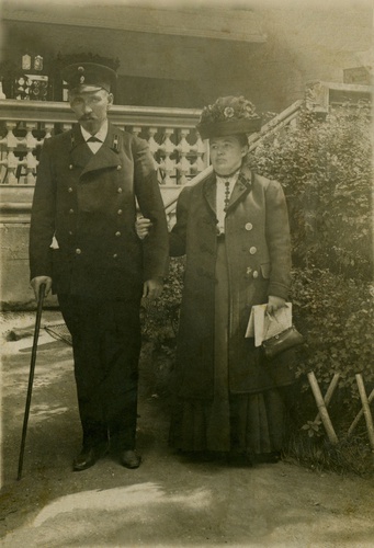 Татьяна Павловна Смольнякова с супругом, 1 января 1910 - 1 января 1919, Ставропольская губ., ст. Торговая