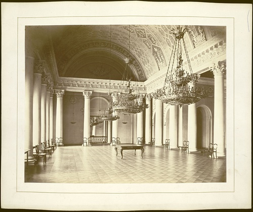 Дворец князей Юсуповых на Мойке. Банкетный зал, 1870-е, г. Санкт-Петербург