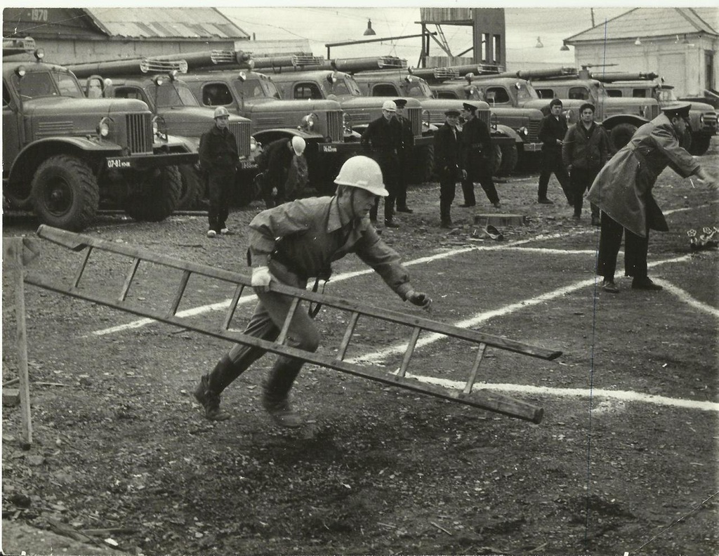 Соревнования пожарных, 1968 год, Коми АССР, г. Воркута