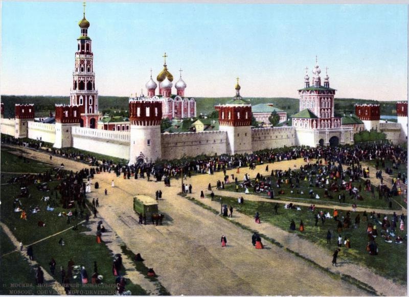 Новодевичий монастырь. Крестный ход, 1890 - 1893, г. Москва