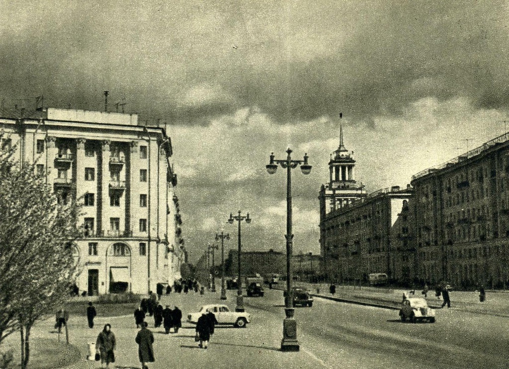 Старые фото московского проспекта в ленинграде