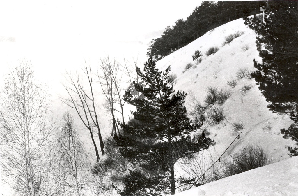 Зимний пейзаж, 1988 - 1989, Кемеровская обл., Яшкинский р-н. Выставка «Пейзажи Притомья» с этой фотографией.