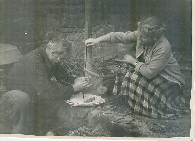 Саркис Григорьевич Багдасарян и Елена Матвеевна Сучкова, 1957 год, Армянская ССР, г. Дилижан