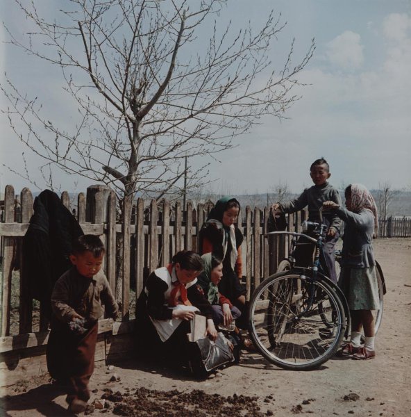 Дети колхозников сельхозартели им. Тельмана, 1959 год, Бурятская АССР, Селенгинский р-н, с. Жаргаланта