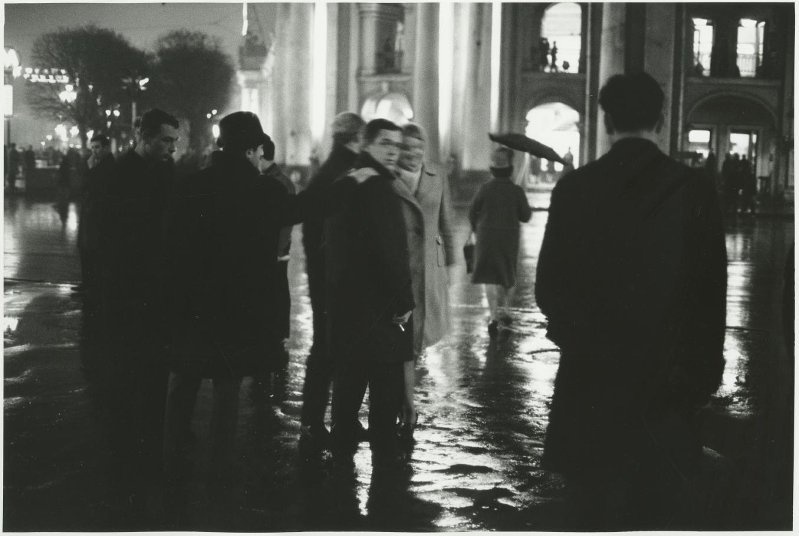 Вечер, 1960-е, г. Ленинград. 
