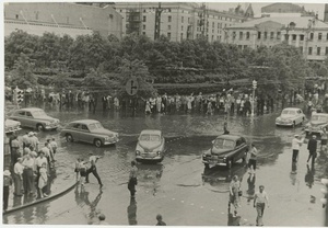 Кузнецкий Мост из окна редакции «Советское фото», 1957 год, г. Москва