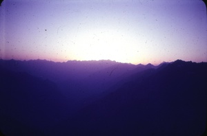 Горы. Начало дня, 1970 год. Из серии «Фаны».