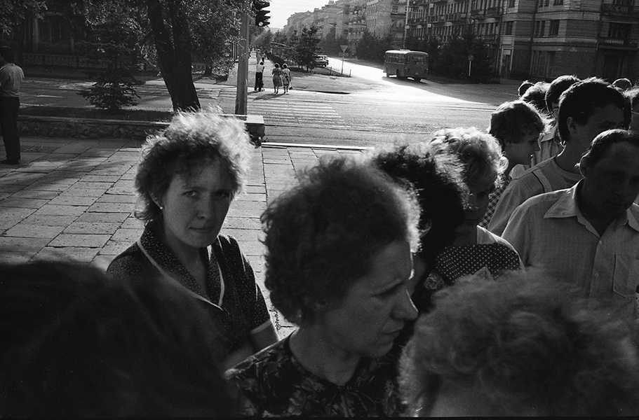 Утро в городе, 1 августа 1987, г. Новокузнецк. Выставка «Утро в городе» с этой фотографией.