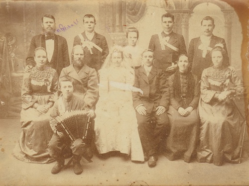 Свадебное фото, 1890 - 1908