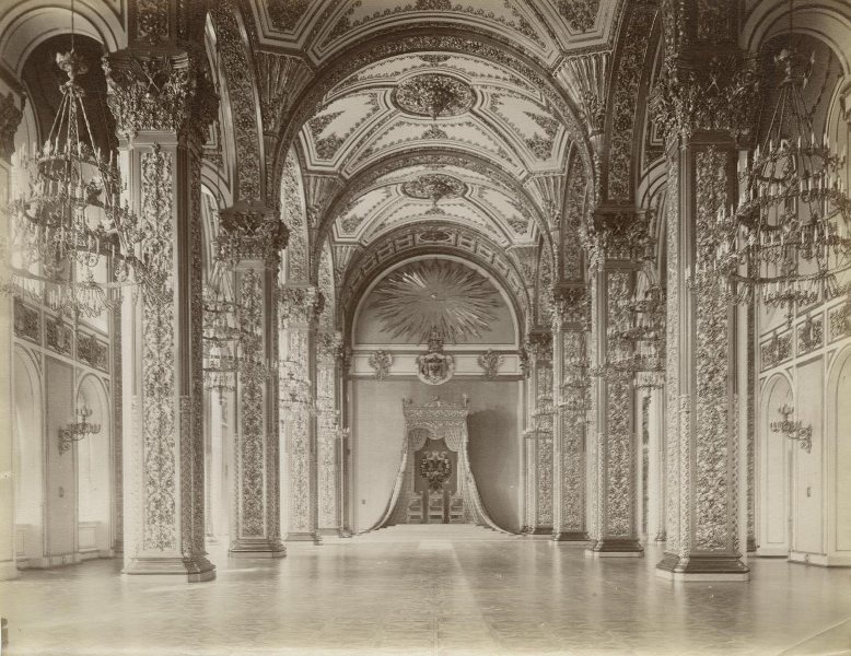 Большой Кремлевский дворец. Андреевский зал, 1897 год, г. Москва, Кремль