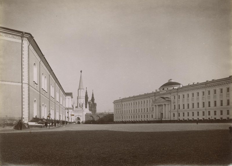 Сенатский дворец (Здание Судебных установлений), 1900 год, г. Москва. Выставка&nbsp;«Дворец для президента» с этим снимком.