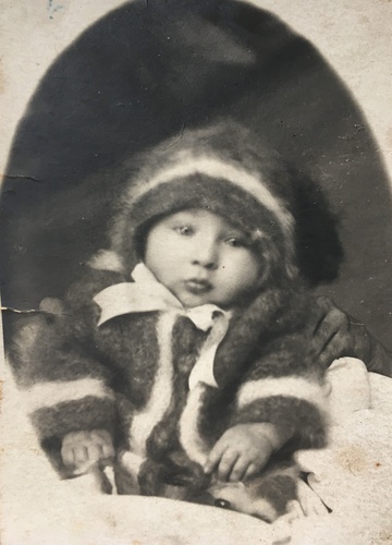Детский портрет: Ильюша Гохман, 1928 год, Украинская ССР, г. Новоград-Волынский