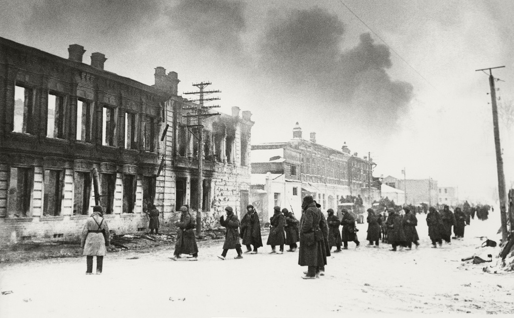 Освобожденный город Волоколамск, 20 - 31 декабря 1941, Московская обл., г. Волоколамск