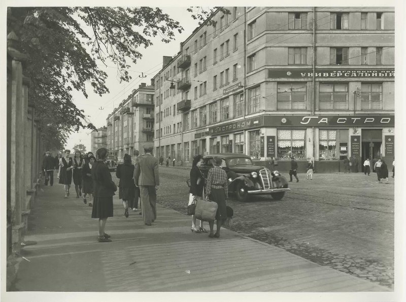 Гастроном на Восточной улице, 1940-е, г. Москва