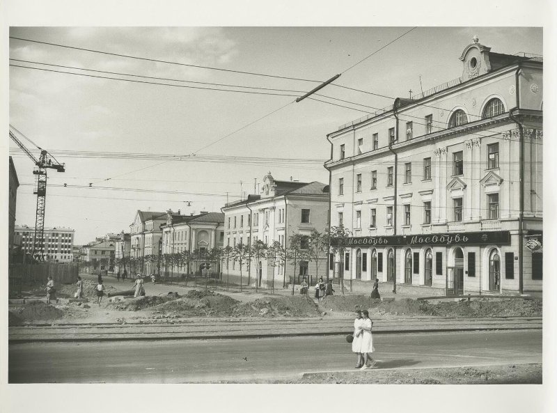Новая улица в районе Измайлово, 1950-е, г. Москва