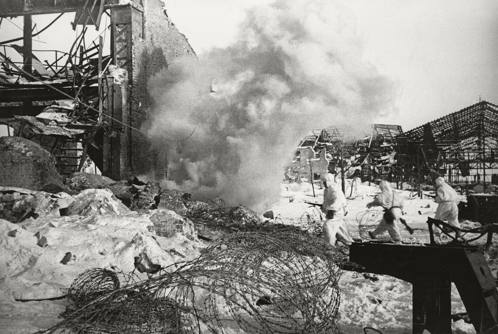 Бой за металлургический завод «Красный Октябрь» в Сталинграде, 1942 год, г. Сталинград