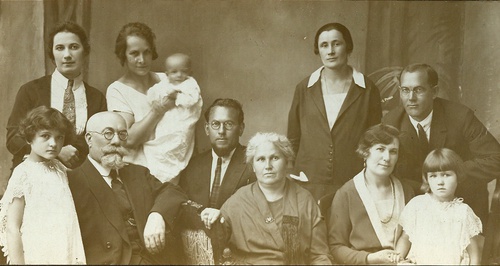 Семья Шибаевых, выходцев из Гуслиц, 1920 - 1930, г. Москва