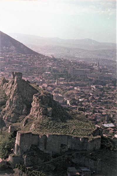 Съемка из вертолета, сентябрь - октябрь 1958, Грузинская ССР, г. Тбилиси. Выставка «Сверху вид лучше» с этой фотографией.&nbsp;